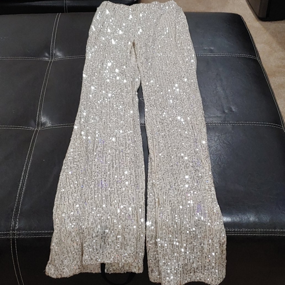 Disco ball bell bottoms by Fashion Nova